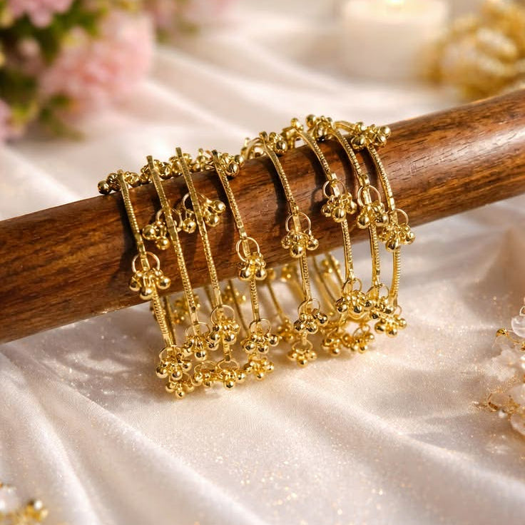 Premium Kashmiri Ghungroo Bangles 4pcs set