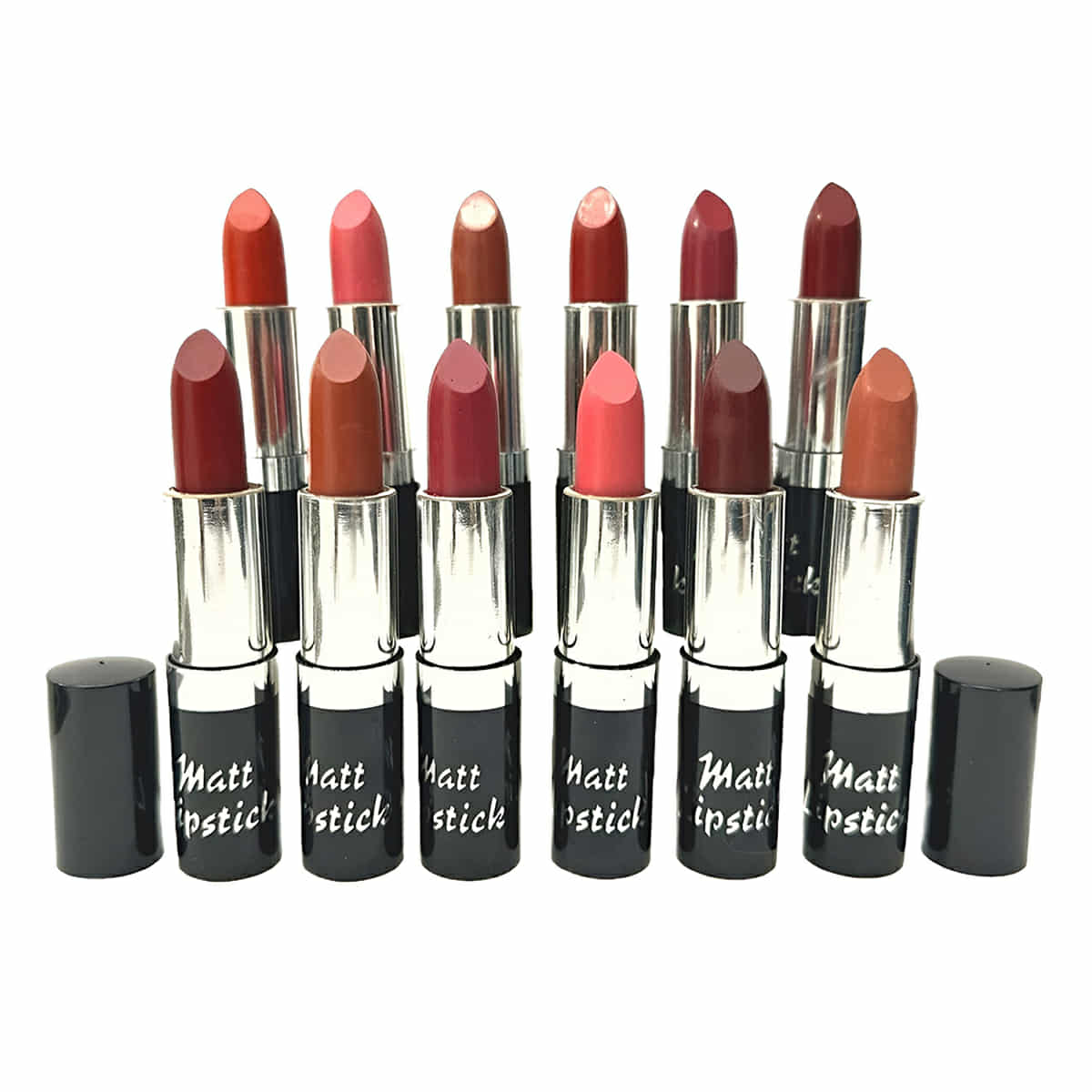 mattee lipstick set of 12 pieces