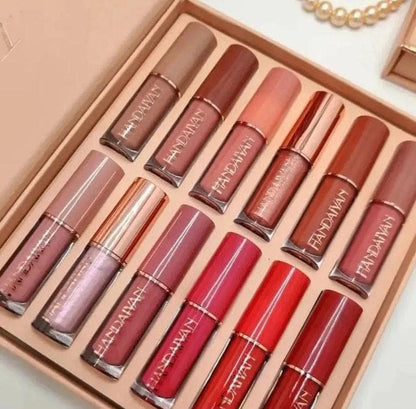 Handaiyan 12 colors matte lipgloss set