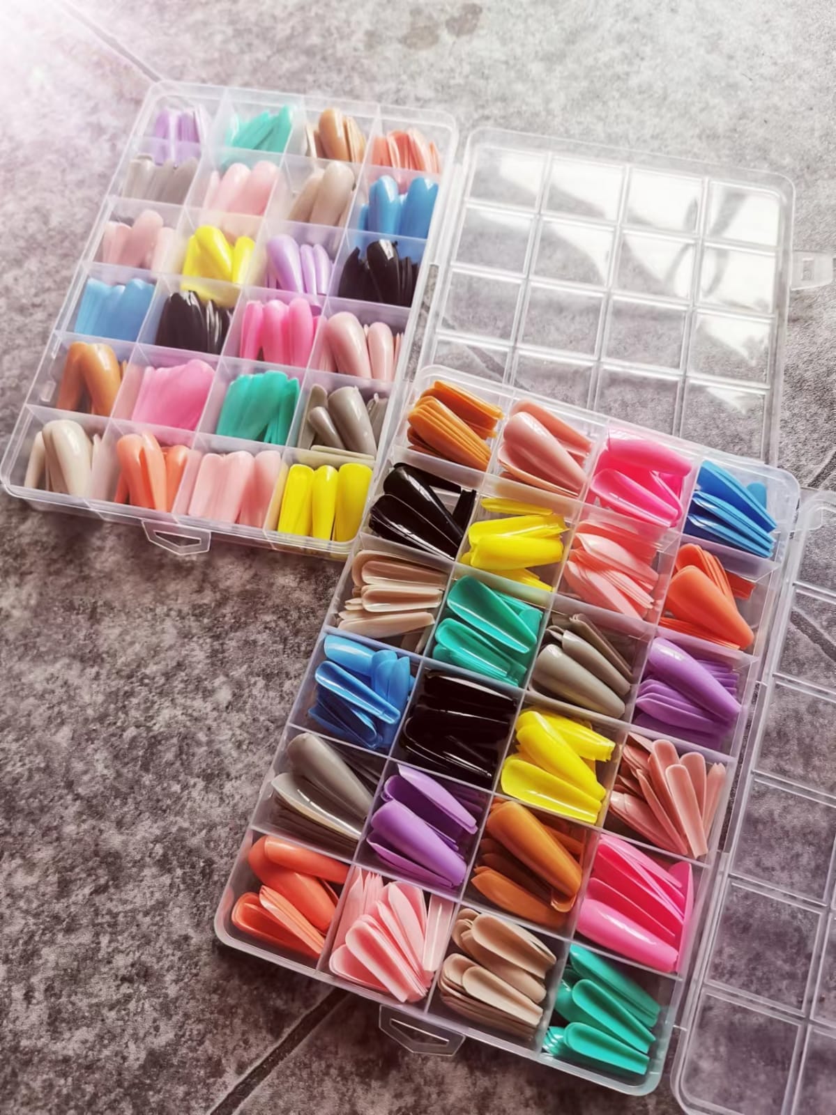 nail kit box 576 pieces aryclic nails