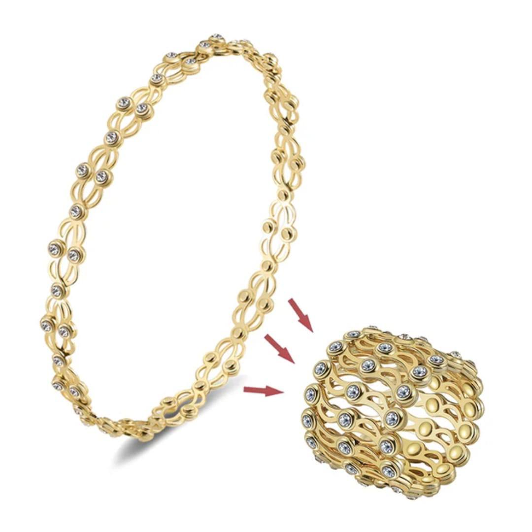 Adjustable Ring Bracelet