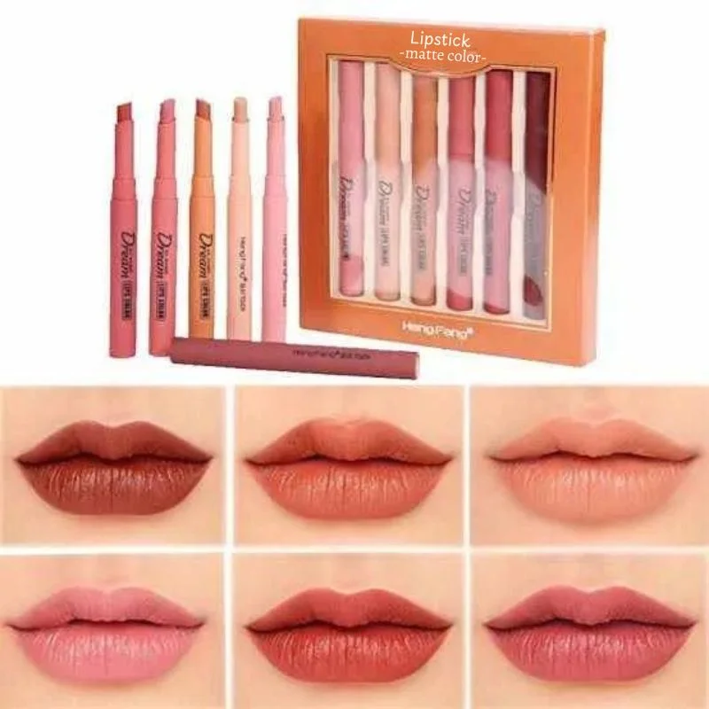 Hengfeng dream mattee lipstick 6 pieces set