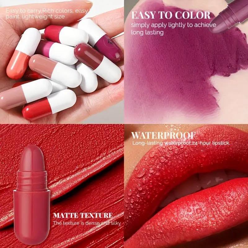 Mini Capsule Lipstick Set Pack of 18
