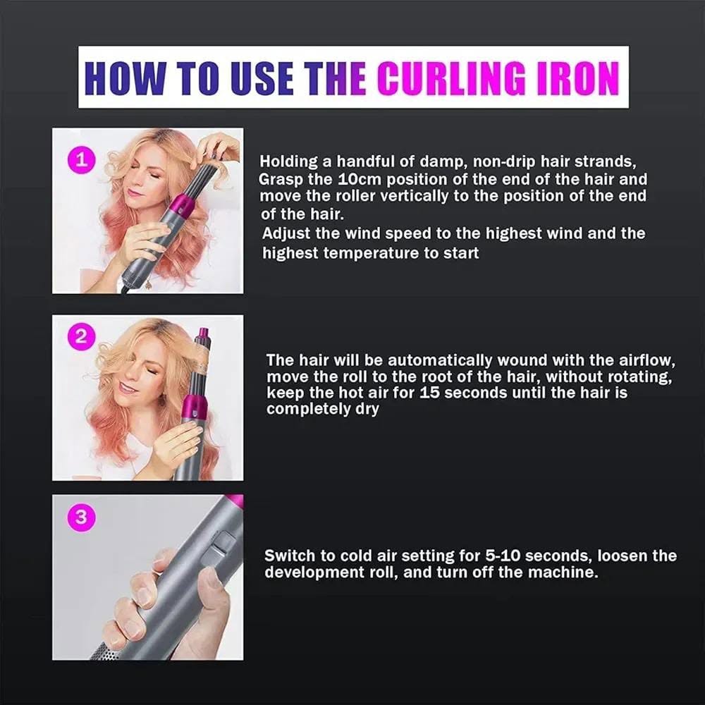 5 in 1 Multi-Function Hair Styler