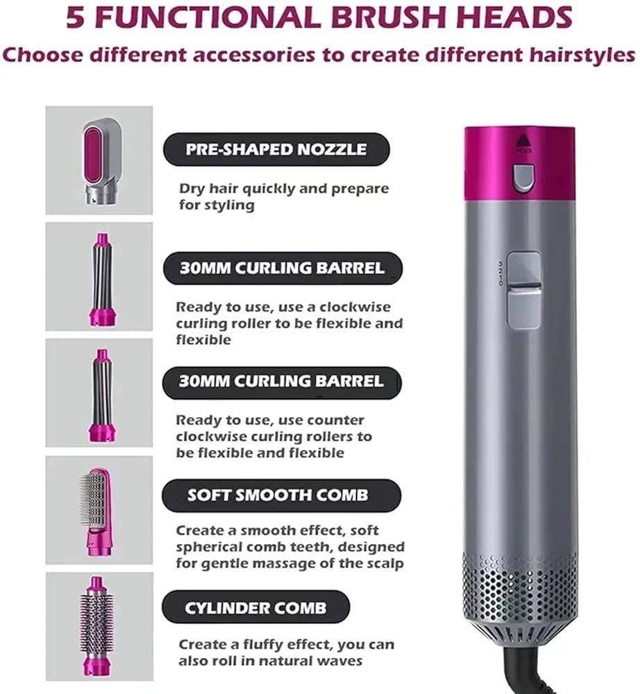 5 in 1 Multi-Function Hair Styler